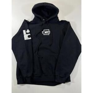 Tamed Toronto Black Medium Hoodie with Logo Print
